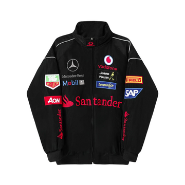jaqueta driftclub f1 formula 1 mercedes mclaren unisex feminina masculina